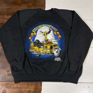 Vintage 90s Motorcycle Sweatshirt